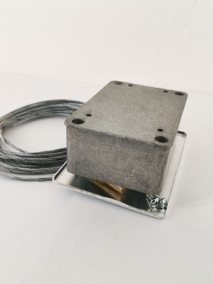 Window latch used with wire cable unused