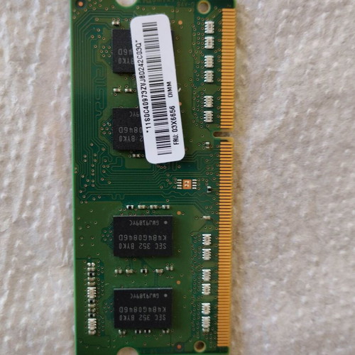 Samsung 4GB DDR3 SODIMM RAM used, 1600 MHz