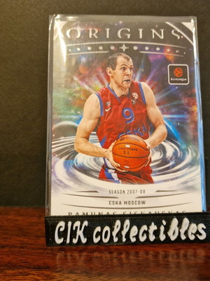 Panini Euroleague Origins CSKA Siskauskas sticker
