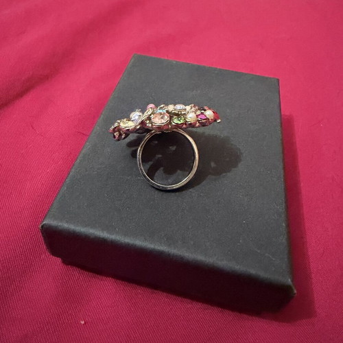 Accessorize summer ring used, multicolor floral design