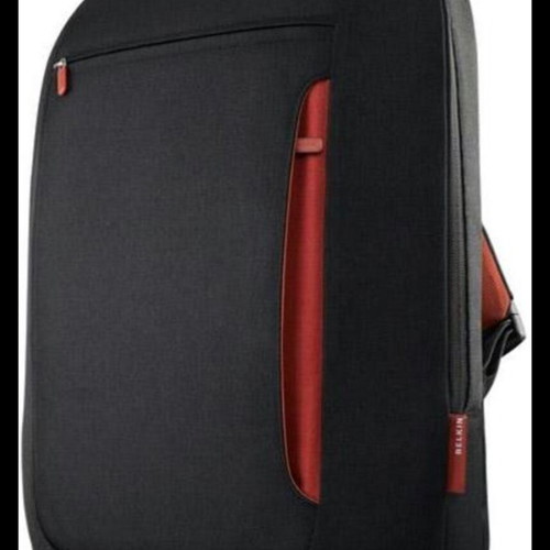 Belkin laptop bag 17", black and red professional