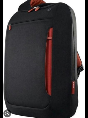 Belkin laptop bag 17", black and red professional