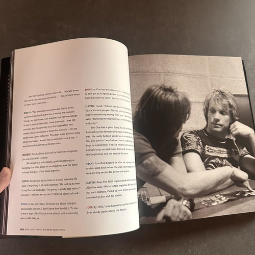 Bon Jovi When We Were Beautiful book like new
