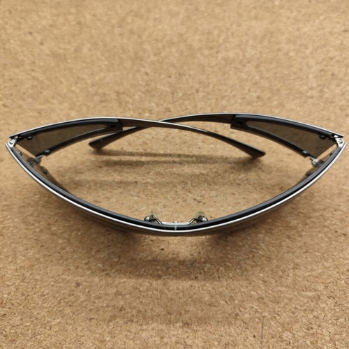 Salvatore Ferragamo Eyewear vintage futuristic wraparound like new full set