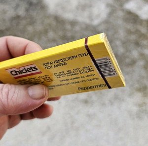 τσίχλες chiclets Adam's σφραγισμένο πακέτο 90's