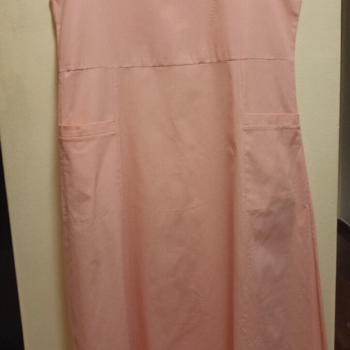 Cotton maxi dress pink size XL like new