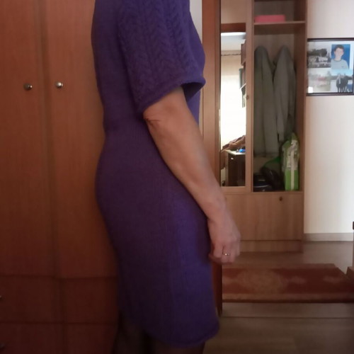 Handmade dress used, purple
