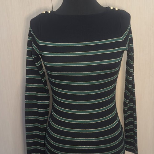Ralph Lauren blouse XS like new, black multicolor
