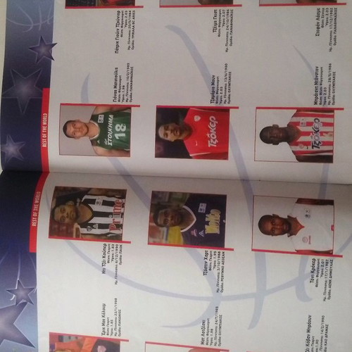 Collectible All Star Game basketball program Chania 2014 like new