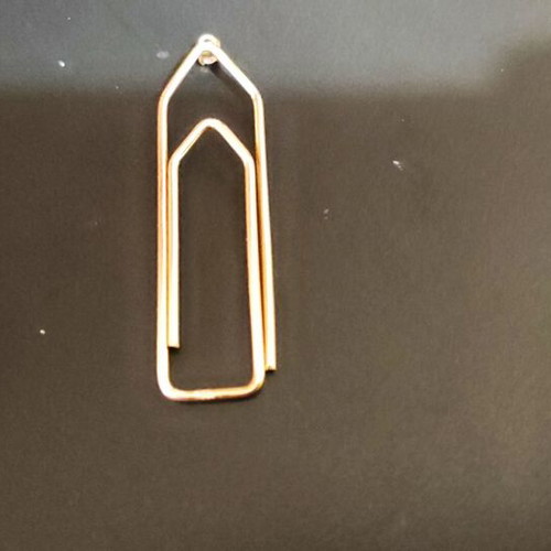 Gold 18K Tie Clip new, length 3.5cm