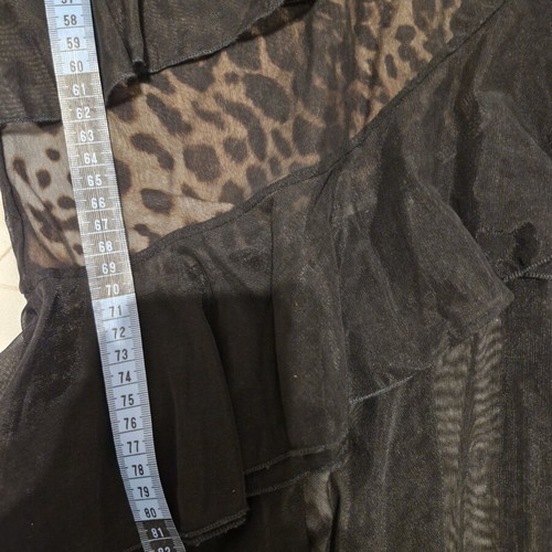 Mitropoulos Asymmetric Dress size 1, like new, black and brown