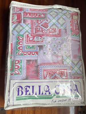 Bella Casa vintage flannel single bedding set, 2 sheets and pillowcases