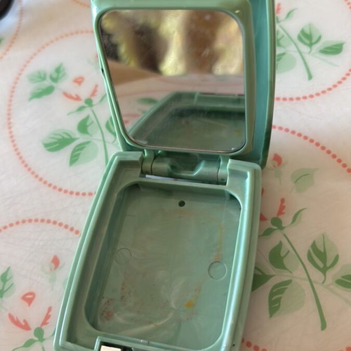 Clinique powder refill case like new with mirror