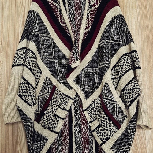 Toi Moi knitted cardigan used, vintage multicolor, size M/L