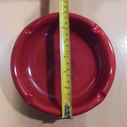 Grant's Scotch Whisky old promotional round ceramic ashtray used