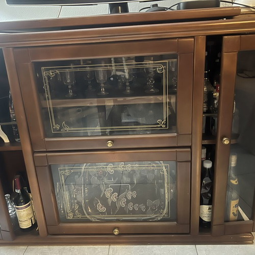 Vintage bar cabinet used, old style