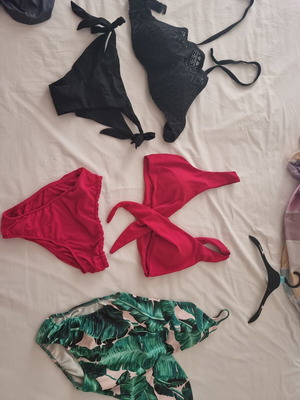 Swimsuits used, set of one-piece, sports and bikini