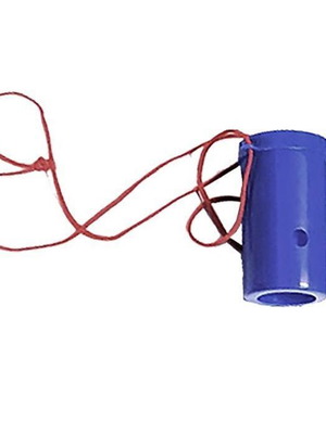 Whistle horn new 7x4cm various colors
