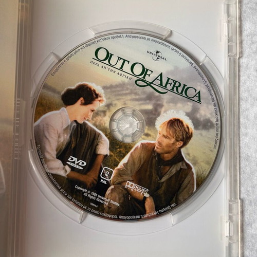 Out of Africa DVD like new with subtitles