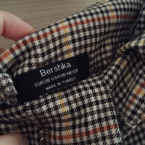 Bershka women's pants used, beige and brown, sizes S and M