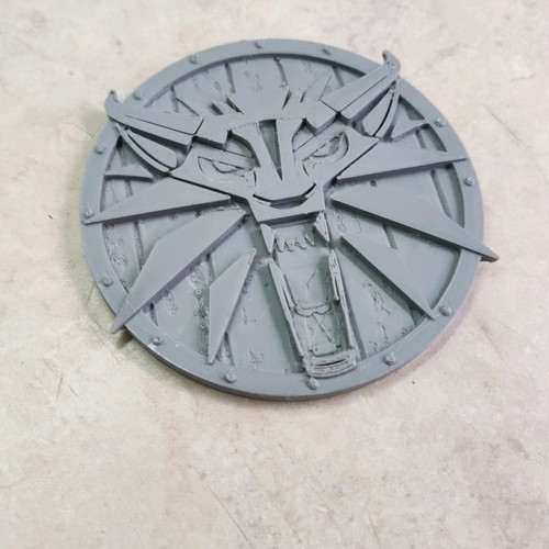 Witcher coasters 3d printed new, set of 4 pieces