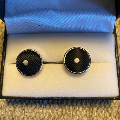Cufflinks like new, black