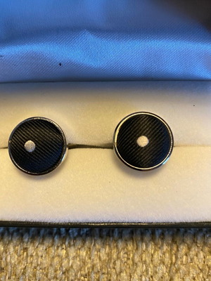 Cufflinks like new, black