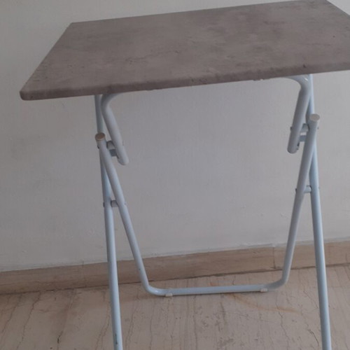 Folding table new, gray concrete color, 48×38×66 cm