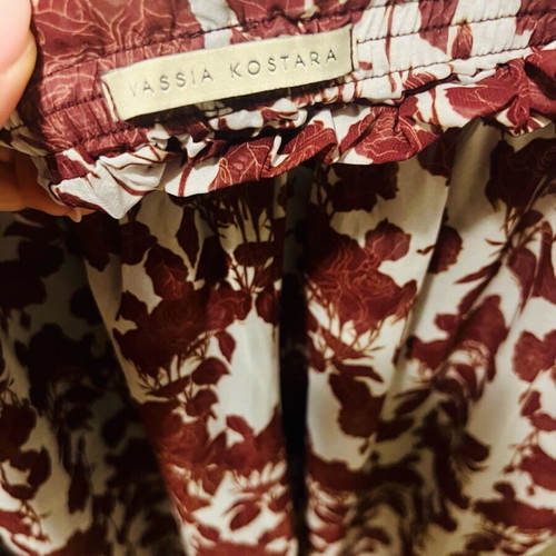 Vassia Kostara set with long shirt and pants, like new