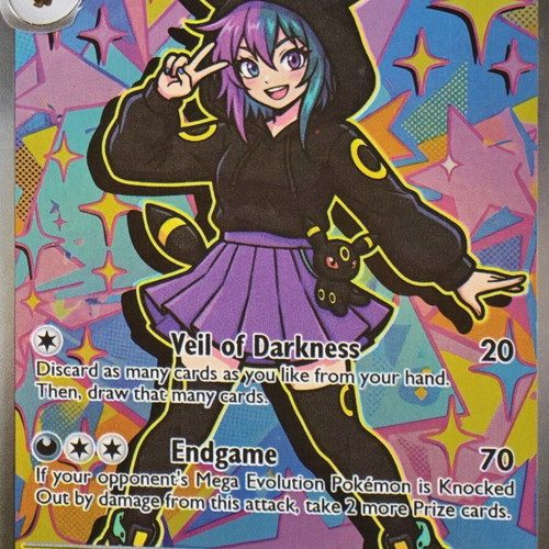 Pokemon Eeveelutions Girl Cosplay Cards in excellent condition