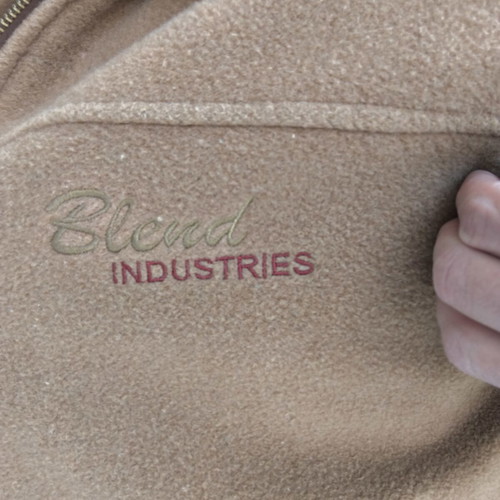 Vintage Blend College Jacket 90s Large camel, like new