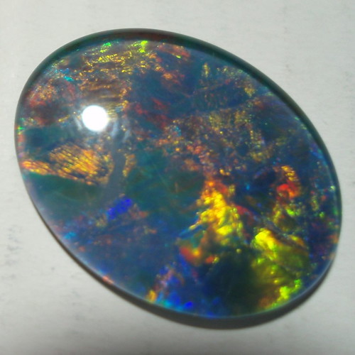 Australlian Opal Opal Doublet 8.75 ct new, size 20x15 mm
