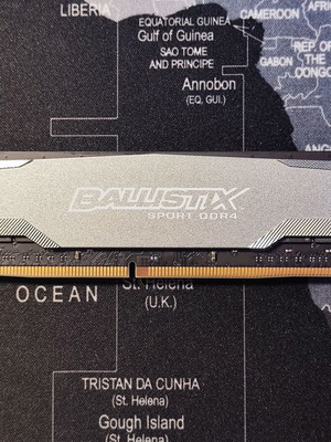 Μνήμη DDR4 8GB Micron Ballistix Sport 2400 MHz μεταχειρισμένη