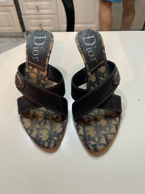 Dior Πέδιλα Μεταχειρισμένα, Μέγεθος 36, Μπλε, Με Κουτί