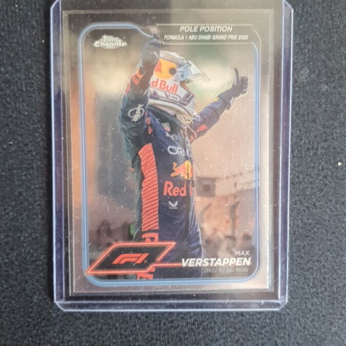 Max Verstappen Topps Chrome 2024 card like new