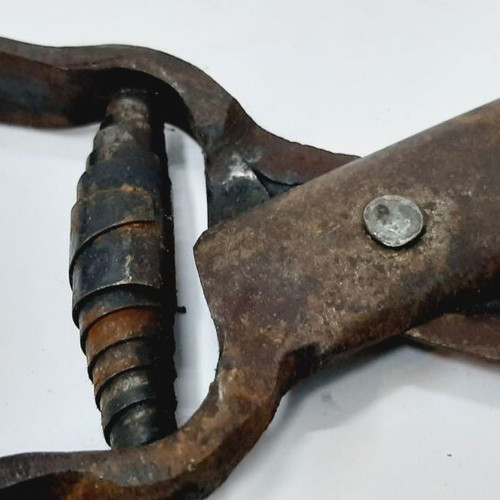 Antique hand sheep and goat shears used, metal construction
