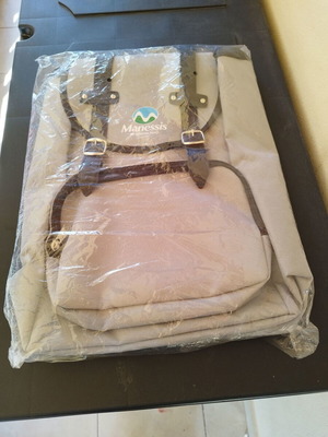 Τσάντα πλάτης καινούργια, αχρησιμοποίητη, μαύρη και γκρι