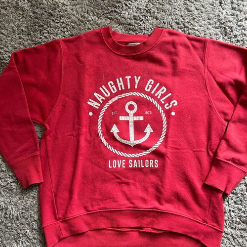 Pull and Bear red sweatshirt used, size S
