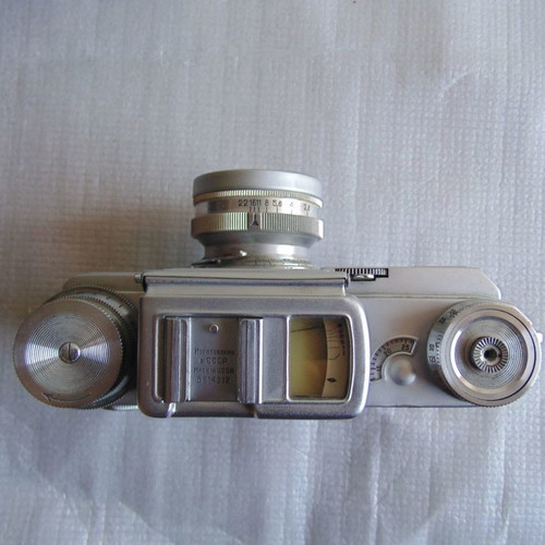 Kiev 3A 1956 camera used with 3 lenses and accessories
