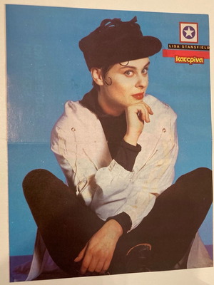 Lisa Stansfield NKOTB Insert Poster from Katerina Magazine like new