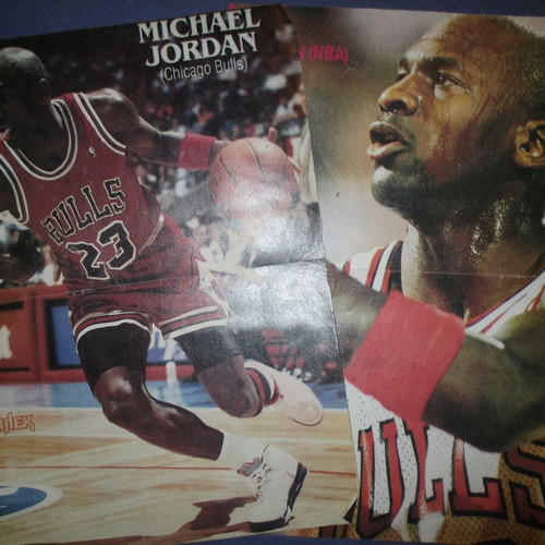 Bleck posters used, Michael Jordan, set of 2