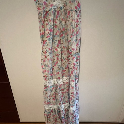 Miss June women's floral dress like new, multicolored, long