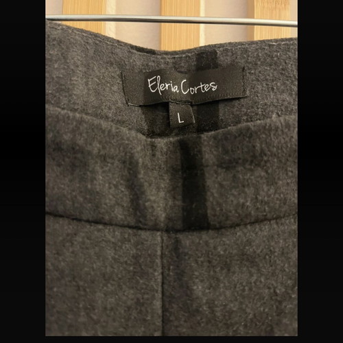 Eleria Cortes Boho Pants size L like new, black and gray