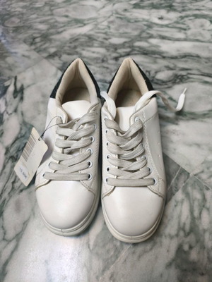 Celestino sneakers white with dark green glitter new size 36