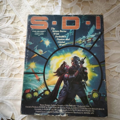 S.D.I. παιχνίδι Atari ST, complete in box