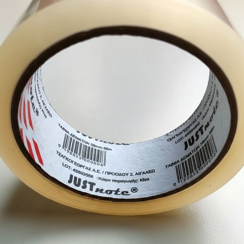 JustNote packing tape 38mm x 66m transparent new