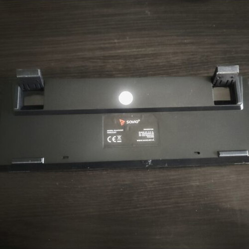 Savio Blackout RGB Gaming Keyboard Brown Switches like new