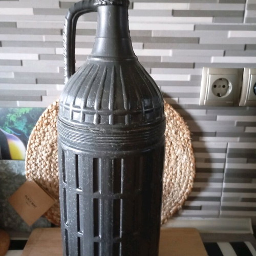 Kanata with glass inside for tsipouro used