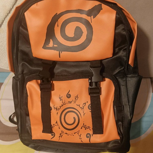 Naruto Konoha backpack like new with multiple compartments