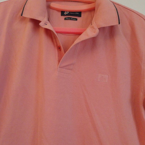 During men's polo shirt size S, like new, pink